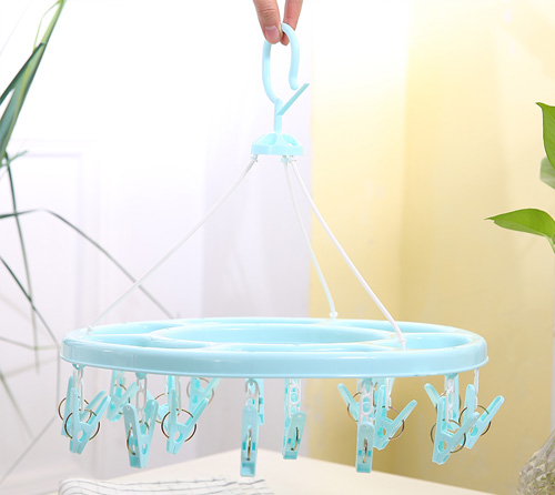 时尚圆形晒架18夹