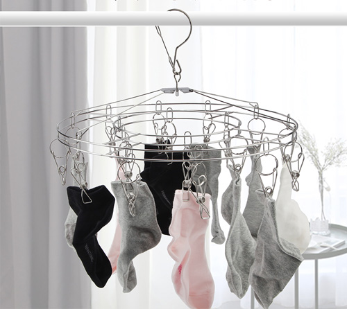 不锈钢圆形晒架18夹